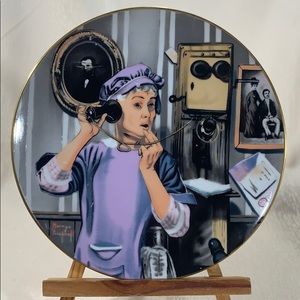 Norman Rockwell “Party Line”-Plate 6 from the Early Works